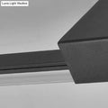 Contemporary black & white linear led wall light bathroom fixture