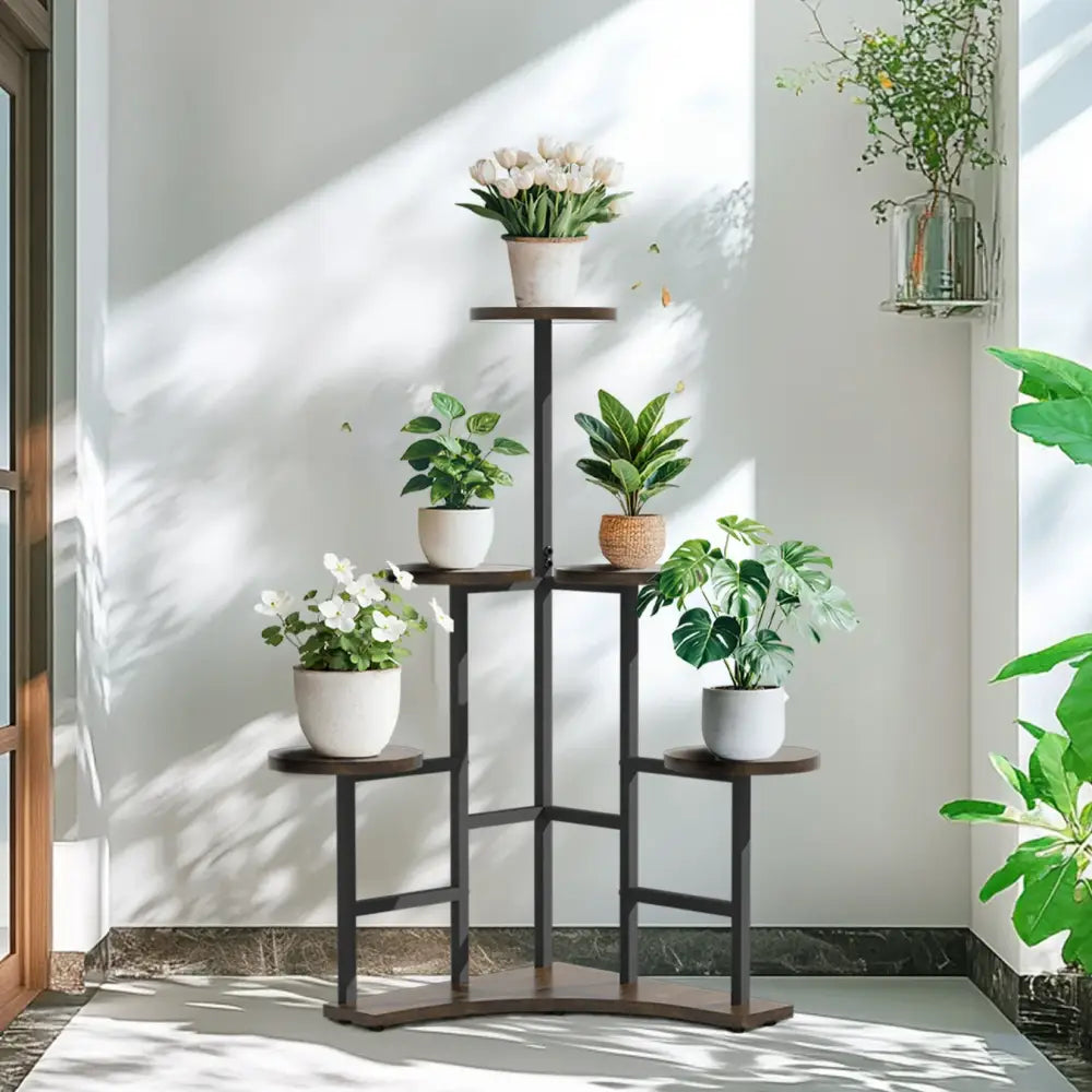 Corner Plant Stand 6-tier Display
