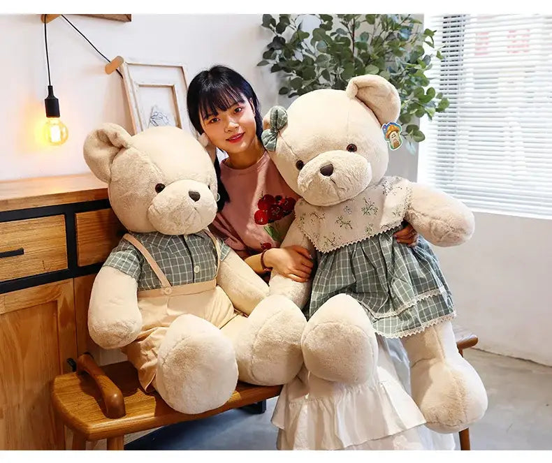 Couple Bear Plush Toy 80cm Gift