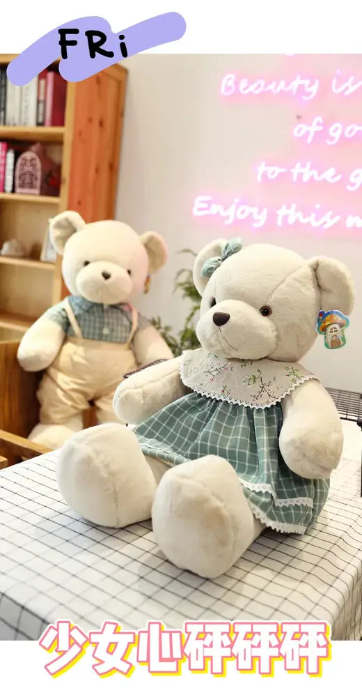 Couple Bear Plush Toy 80cm Gift