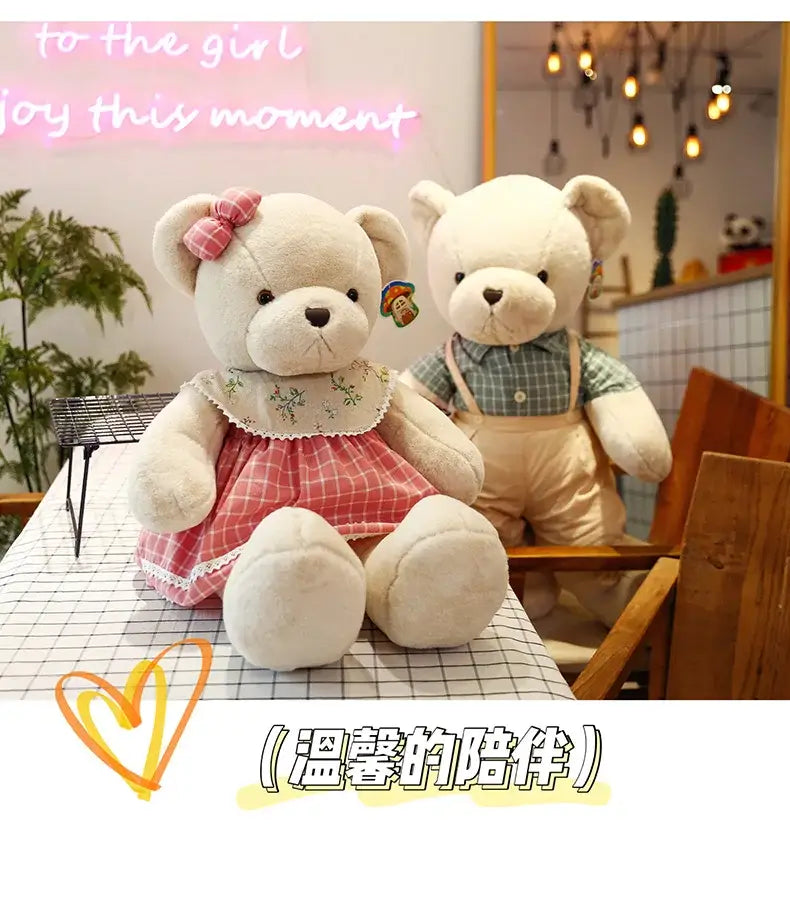 Couple Bear Plush Toy 80cm Gift