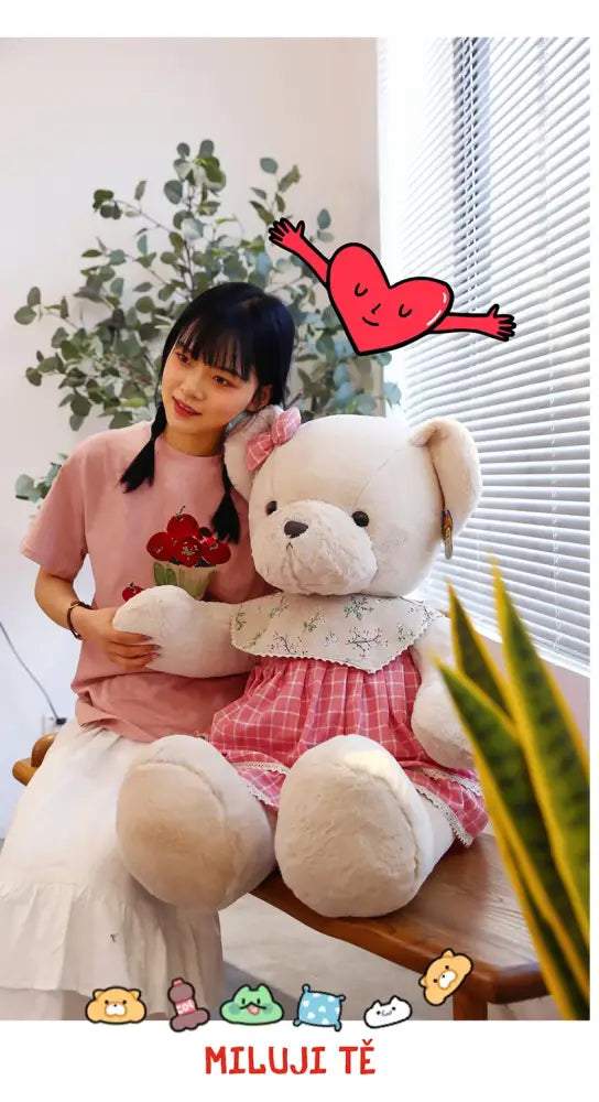 Couple Bear Plush Toy 80cm Gift