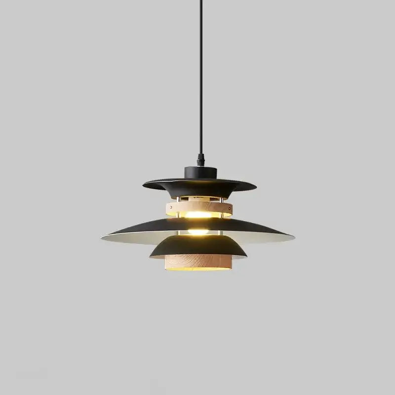 Cream and amber umbrella shape pendant light living room chandelier