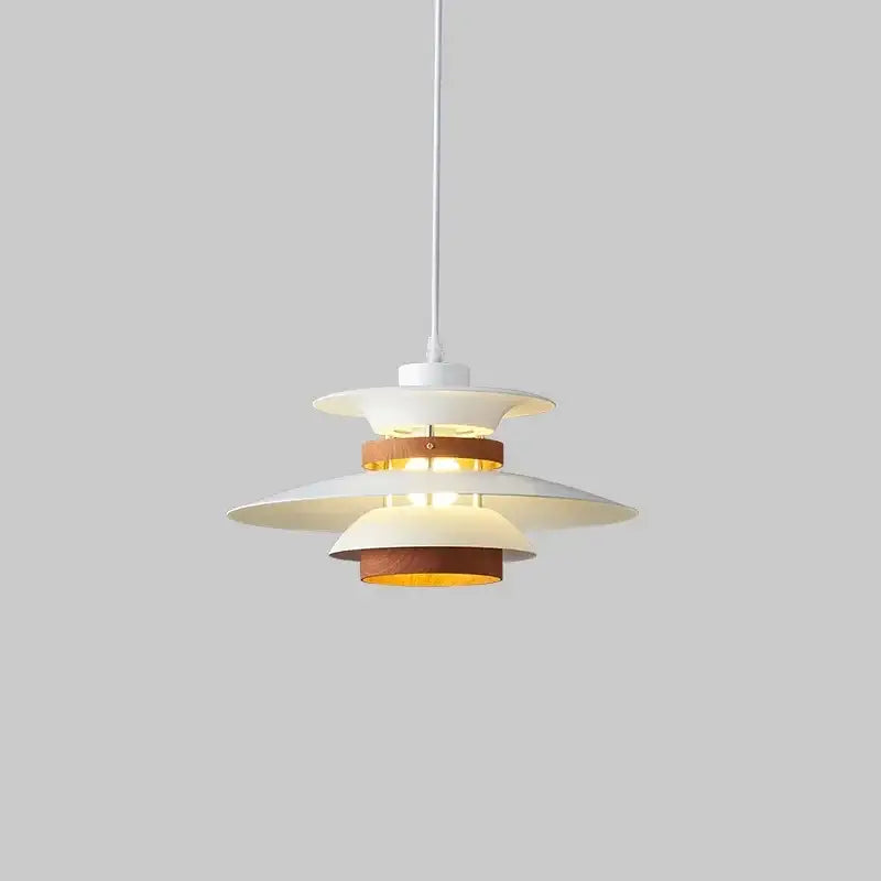 Cream and amber umbrella shape pendant light living room chandelier