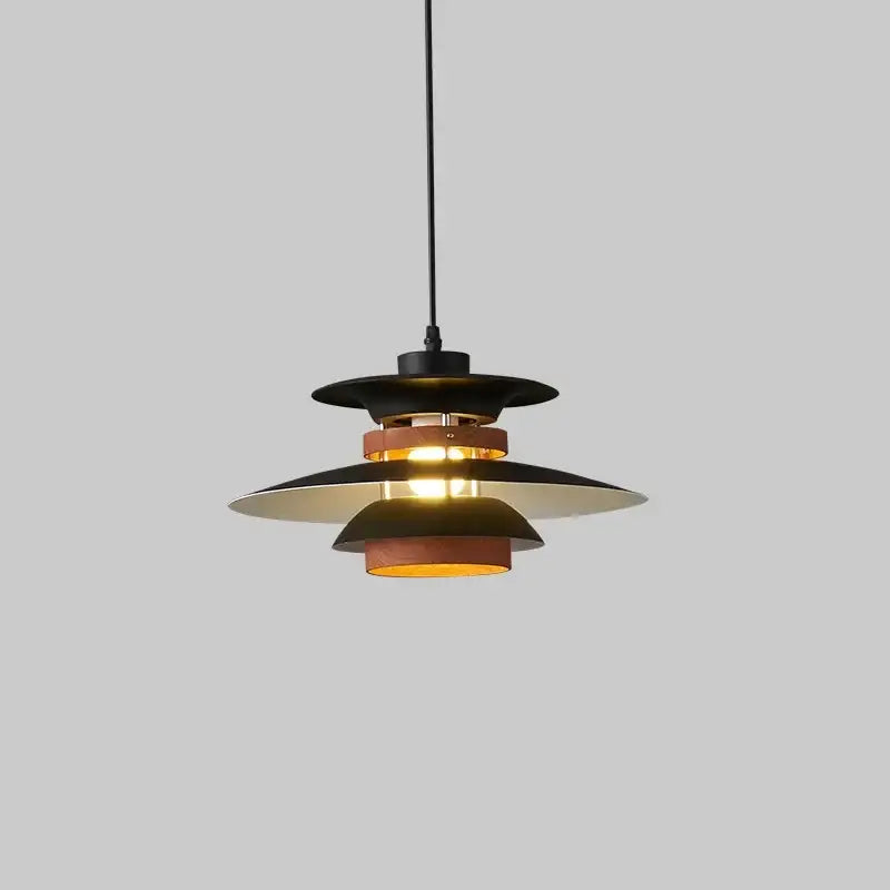 Cream and amber umbrella shape pendant light living room chandelier