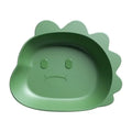 Cute green bear shape fruit plate set of 4 kitchen snack dish