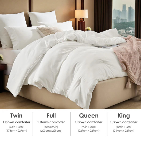 All-Season Oversized Solid Plump Duvet - Premium Durable Comforter With Enhanced Warmth. This Thick Winter Quilt Insert Provides Year-round Comfort, Making It An Ideal Christmas Gift For Daily Use.