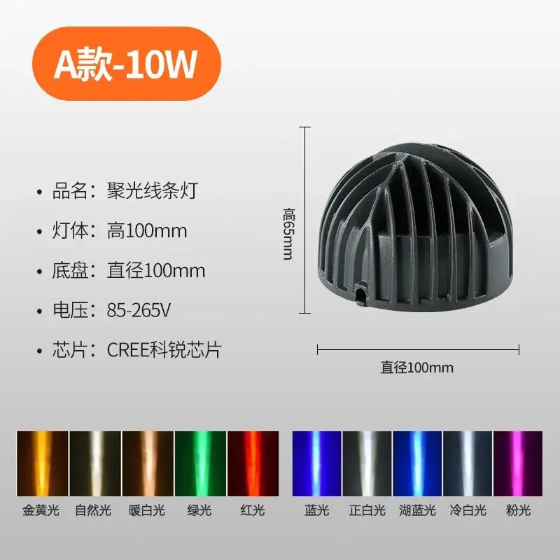DecorBites™ 10W LED Spotlight for Hotel KTV Corridors and Door Frames