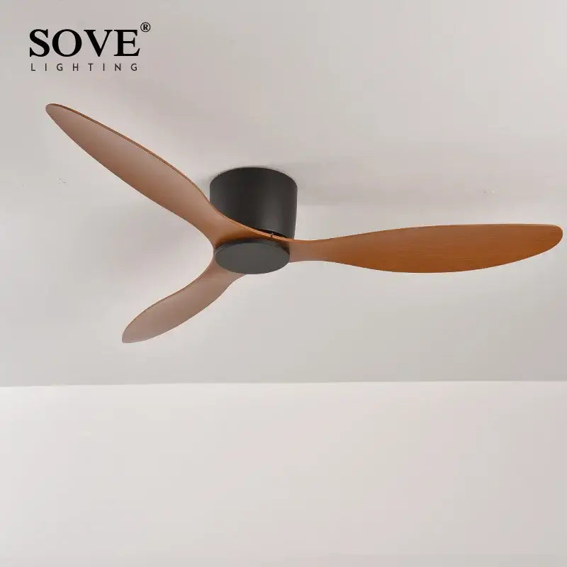 DecorBites™ 17cm White DC Ceiling Fan with Remote Control - Simple and Ultra Thin
