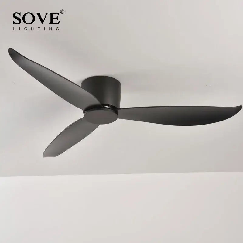 DecorBites™ 17cm White DC Ceiling Fan with Remote Control - Simple and Ultra Thin