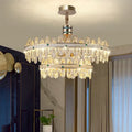DecorBites™ 2024 High-End Villa Crystal Chandelier with Hollow Design for Luxurious Living Rooms