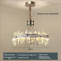 DecorBites™ 2024 High-End Villa Crystal Chandelier with Hollow Design for Luxurious Living Rooms