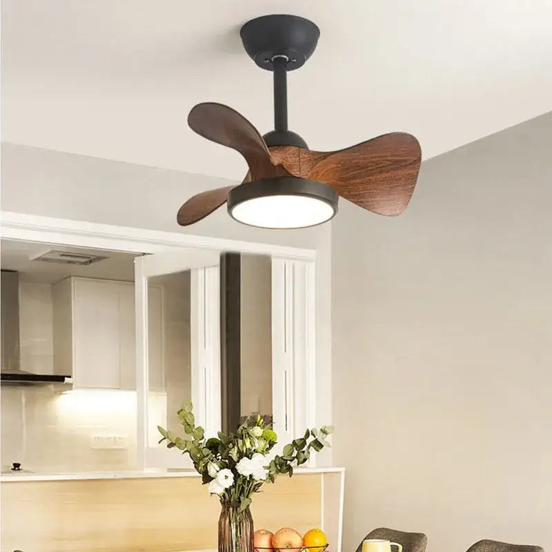 DecorBites™ 22" Children Room LED Ceiling Fan Light Remote Control Small Fan Lamp