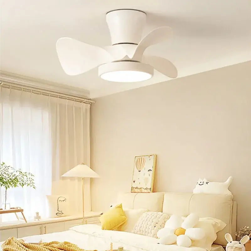 DecorBites™ 22" Children Room LED Ceiling Fan Light Remote Control Small Fan Lamp