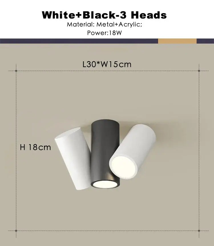 DecorBites™ 22W Dimmable Square LED Ceiling Spot Light for Indoor Lighting