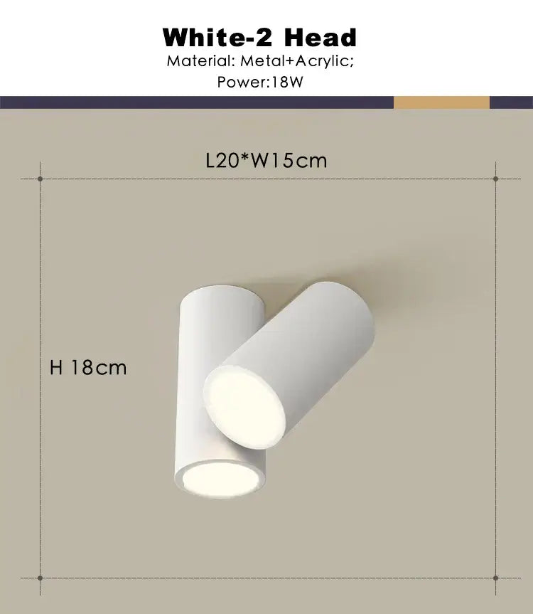 DecorBites™ 22W Dimmable Square LED Ceiling Spot Light for Indoor Lighting