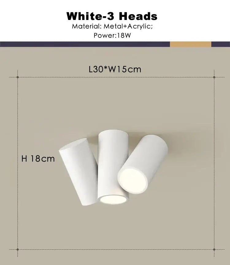 DecorBites™ 22W Dimmable Square LED Ceiling Spot Light for Indoor Lighting