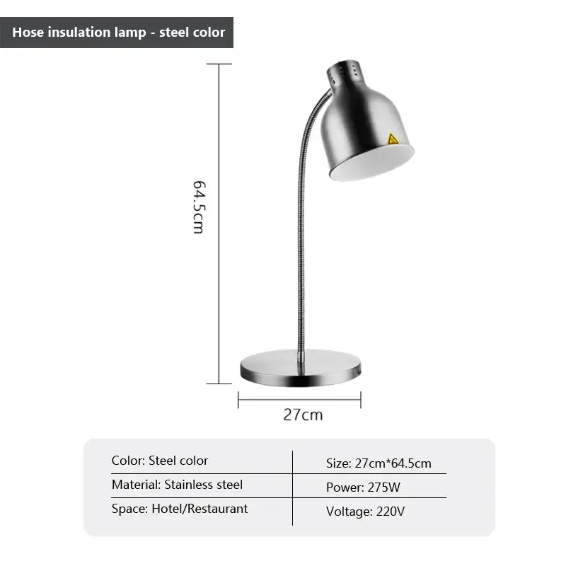 DecorBites™ 275W Electric Food Heat Preservation Table Lamp for Kitchen and Restaurant