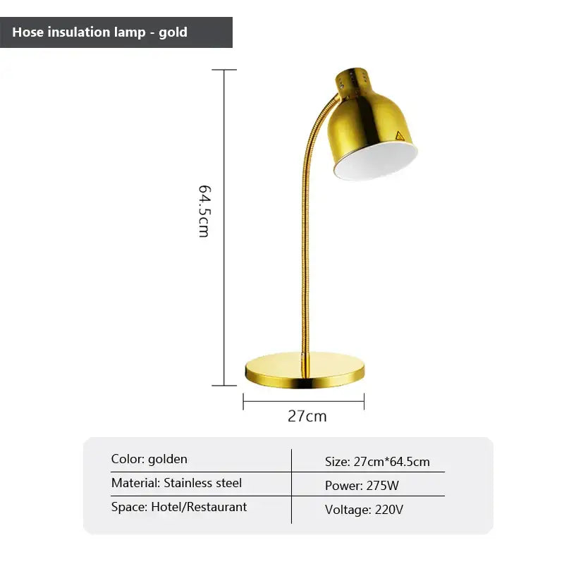 DecorBites™ 275W Electric Food Heat Preservation Table Lamp for Kitchen and Restaurant