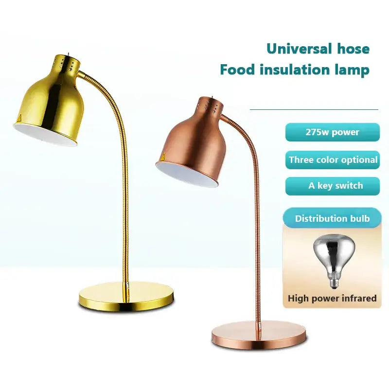 DecorBites™ 275W Electric Food Heat Preservation Table Lamp for Kitchen and Restaurant