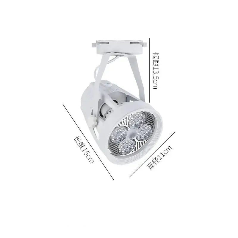 DecorBites™ 35W LED Track Ceiling Spot Light for Indoor Lighting and Retail Display
