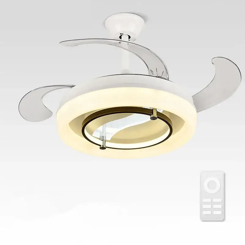DecorBites™ 42" Bladeless Ceiling Fan Chandelier with Remote & Retractable Blades