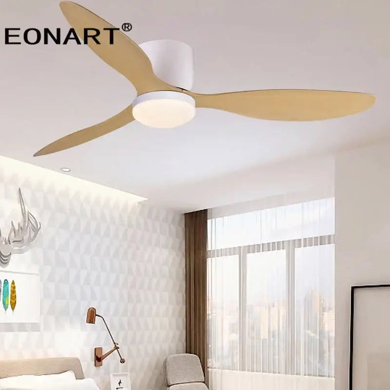 DecorBites™ 42-Inch Black Ceiling Fan with LED Light & Remote Control