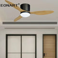 DecorBites™ 42-Inch Black Ceiling Fan with LED Light & Remote Control