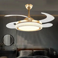 DecorBites™ 42" Invisible Ceiling Fan Light Remote Control LED Retractable Blades.