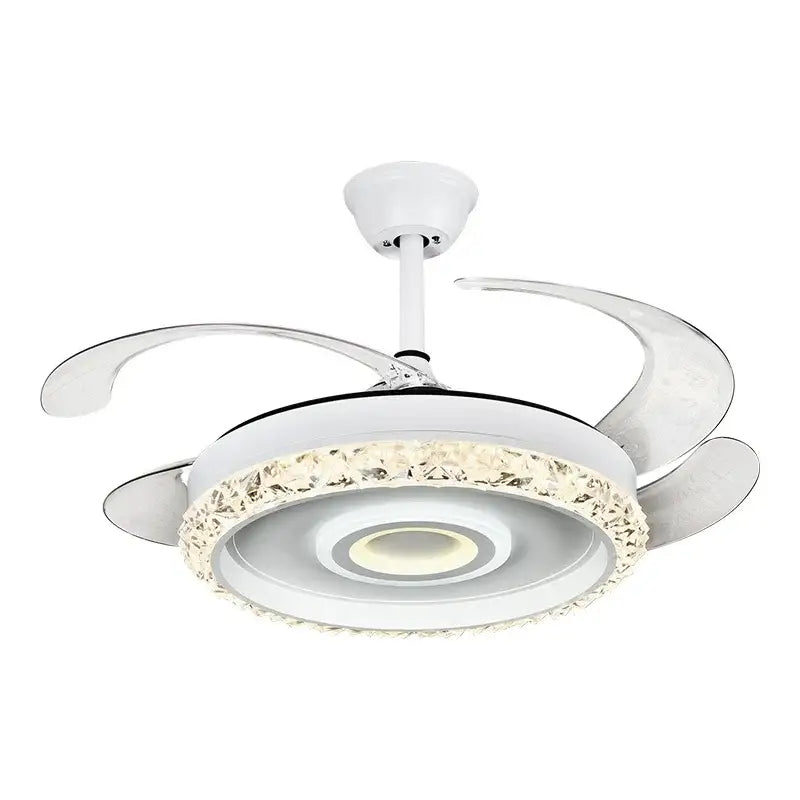 DecorBites™ 42" Leaf Fan Chandelier Invisible Fan Lighting for Bedroom and Dining Room