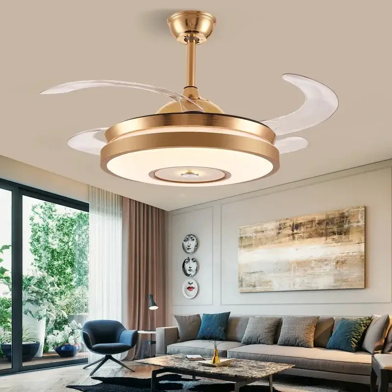 DecorBites™ 42" LED Ceiling Fan with Remote, 6 Speeds & Reversible Light
