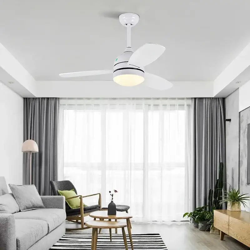 DecorBites™ 42" Wood Blades Ceiling Fans Light with AC Motor, Remote Control