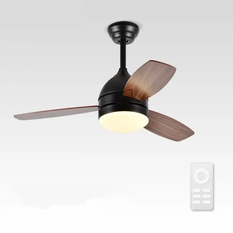 DecorBites™ 42" Wood Blades Ceiling Fans Light with AC Motor, Remote Control
