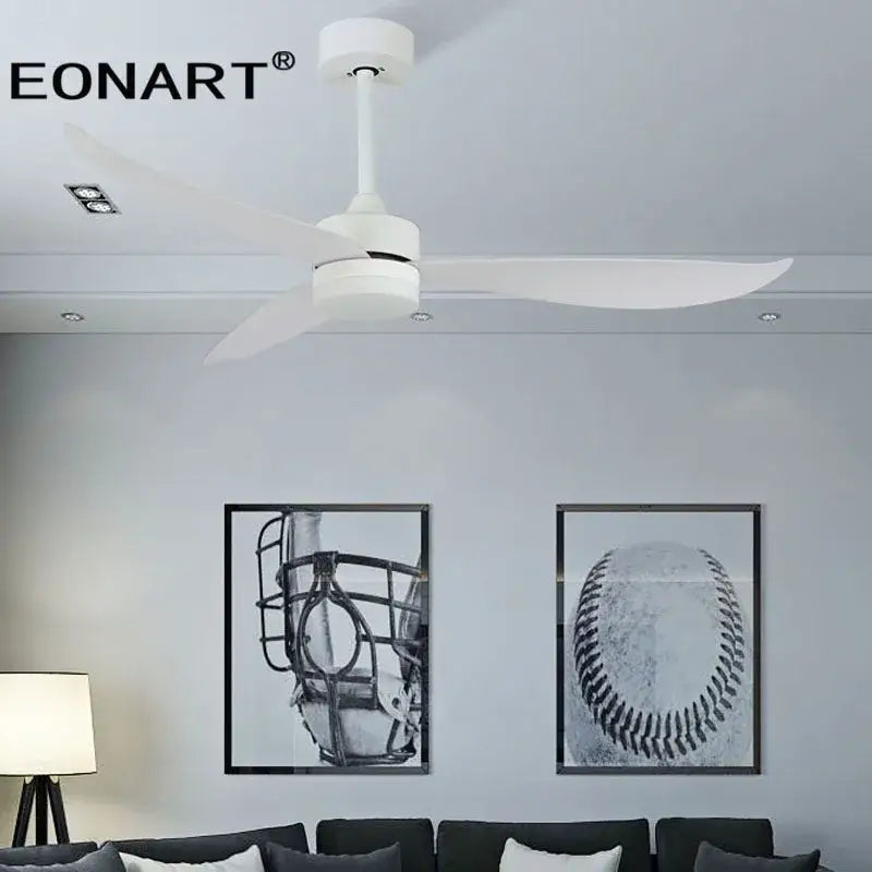 DecorBites™ 46" Plastic Blade Ceiling Fan with Remote Control for Living Room