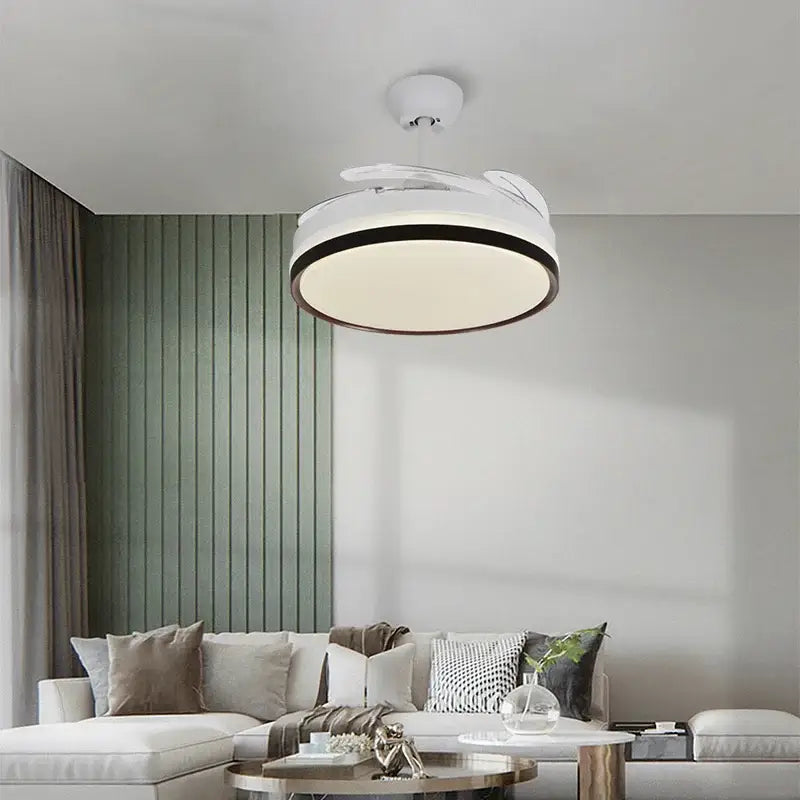 DecorBites™ 48 Inch Dimmable Decorative Ceiling Fan with Remote Control and LED Light