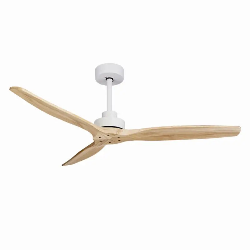 DecorBites™ 52" Black Wood Ceiling Fan with LED Light and Remote Control