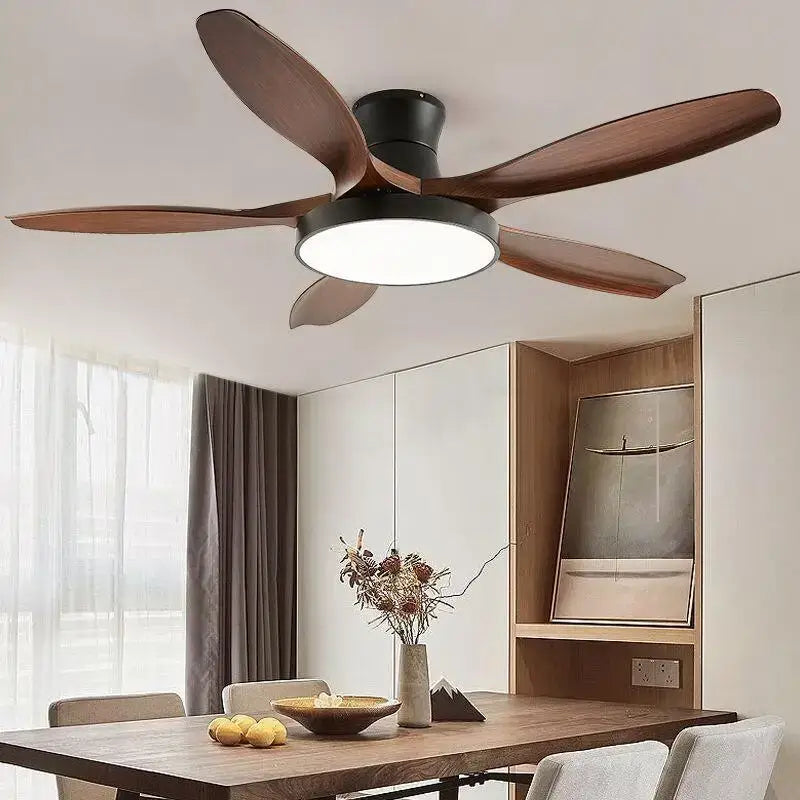 DecorBites™ 52" DC Ceiling Fan Light Remote Control LED Living Bedroom 220V 110V