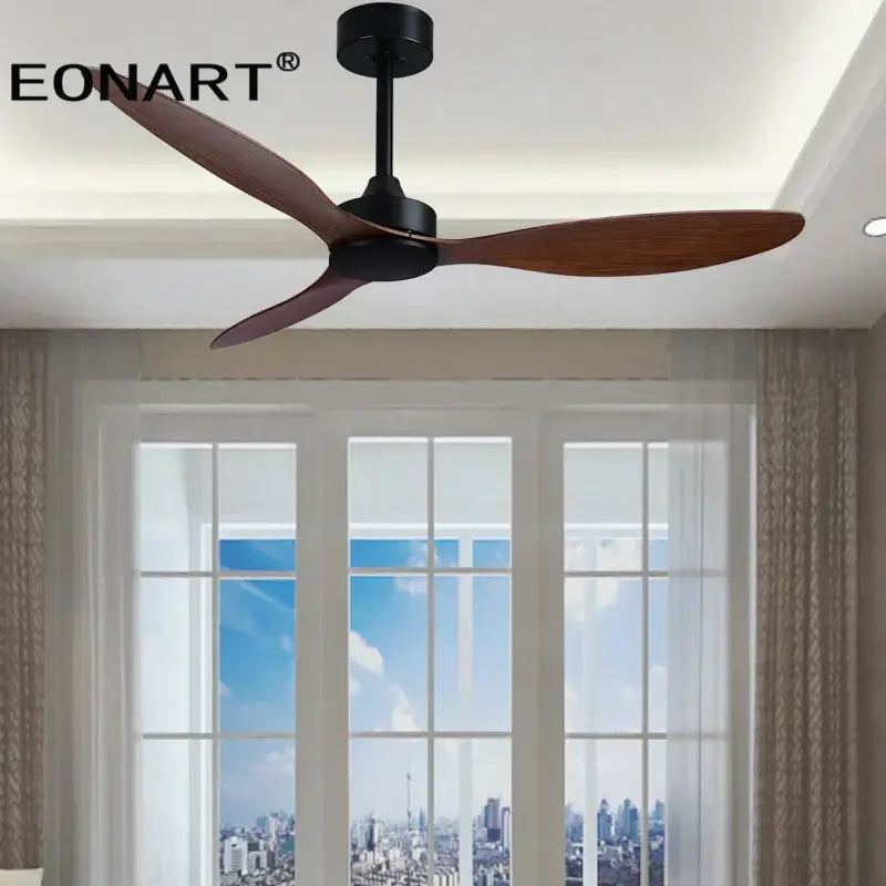 Ventilateur de plafond DecorBites™ 52" avec pales en plastique, lampe et télécommande