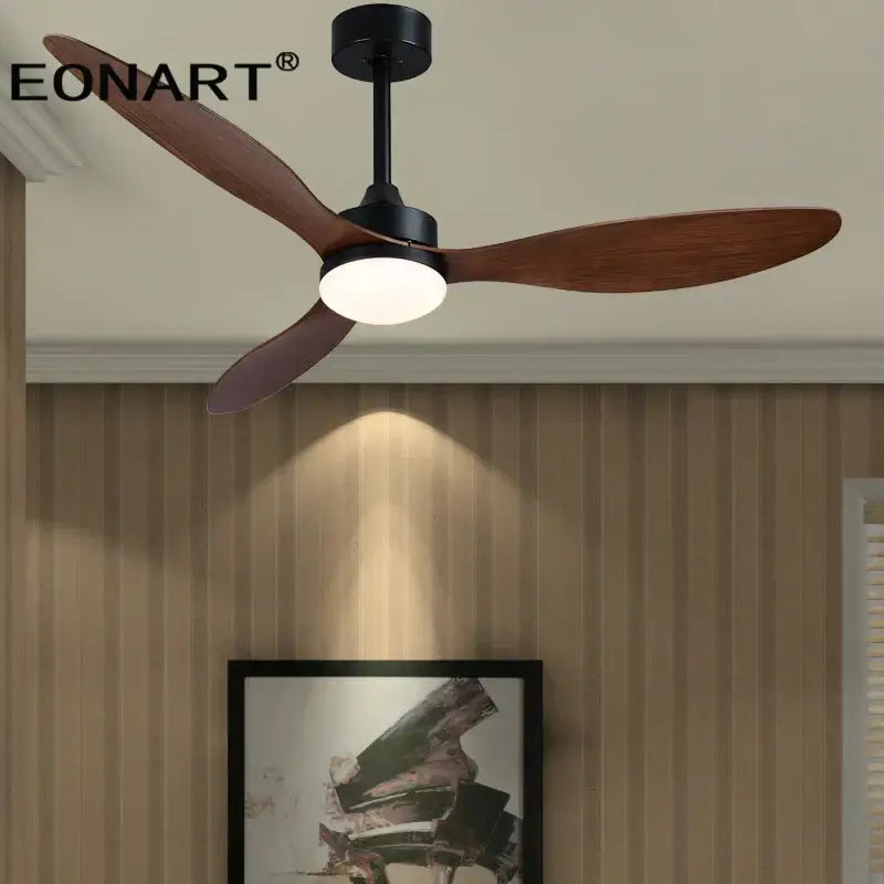Ventilateur de plafond DecorBites™ 52" avec pales en plastique, lampe et télécommande