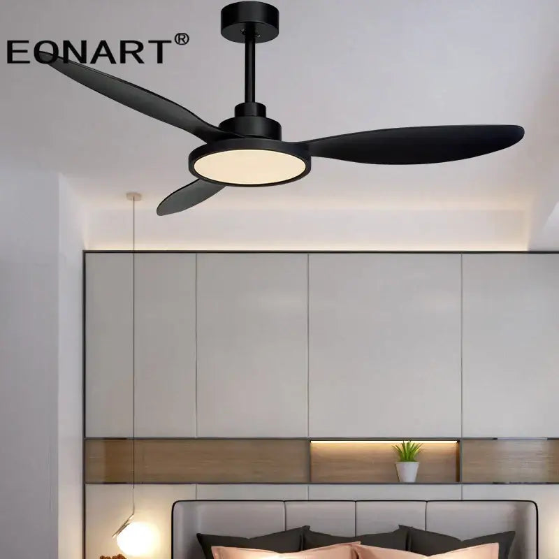 Ventilateur de plafond DecorBites™ 52" avec pales en plastique, lampe et télécommande