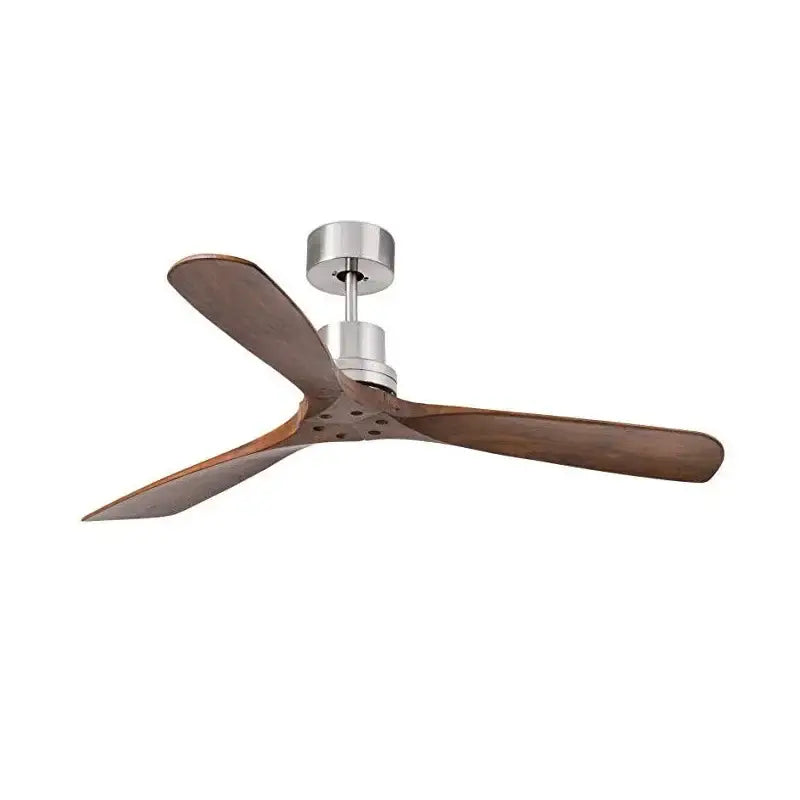 DecorBites™ 52" Propeller Ceiling Fan in Wood, Silent Operation for Home and Loft.