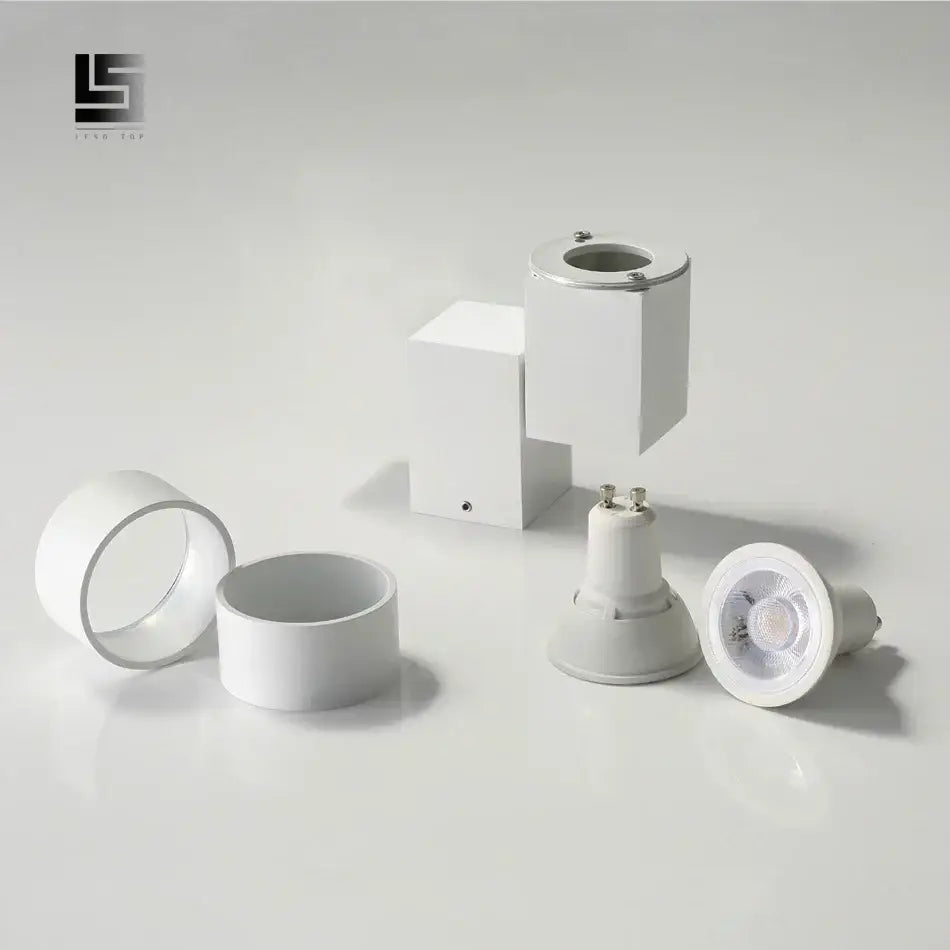 DecorBites™ 5W Adjustable Angle Downlight Chrome/White/Black Surface Mount Warm/Natural White