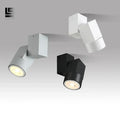 DecorBites™ 5W Adjustable Angle Downlight Chrome/White/Black Surface Mount Warm/Natural White