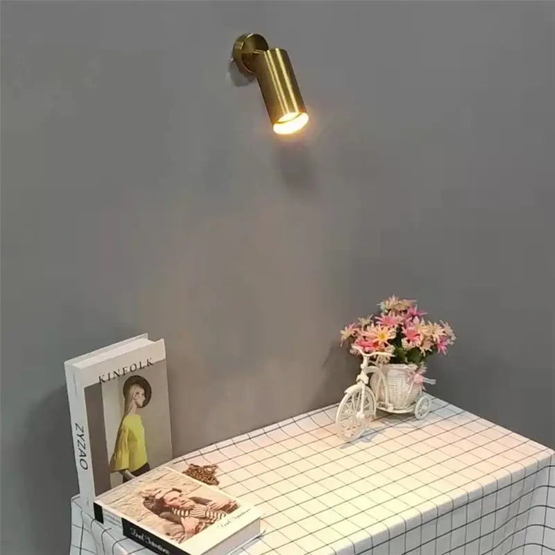 DecorBites™ 5W Copper LED Ceiling Track Downlight with Replaceable E27 Bulb