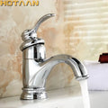 DecorBites™ 6" Antique Brass Basin Faucet Water Mixer Tap - YT-5065