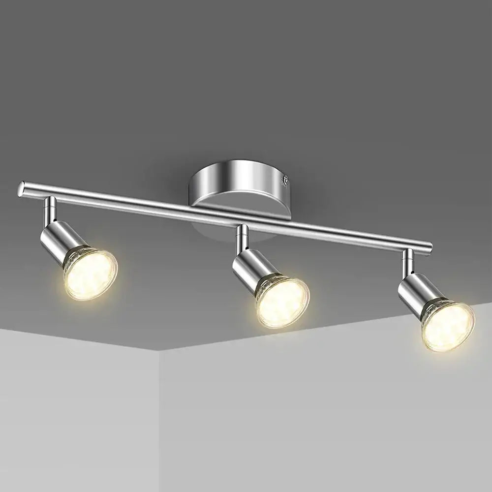 DecorBites™ 6 Head LED Ceiling Light GU10 Adjustable Angle Spot Lamp for Living Room Bedroom