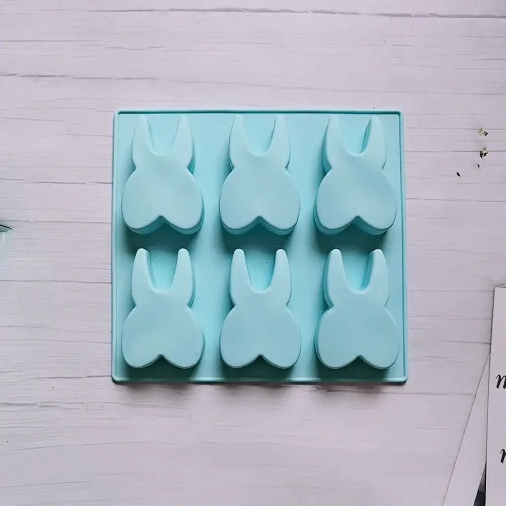 DecorBites™ 6 Hole Tooth Silicone Mold 3D Cake Biscuit Candy Ice Cube Bakeware