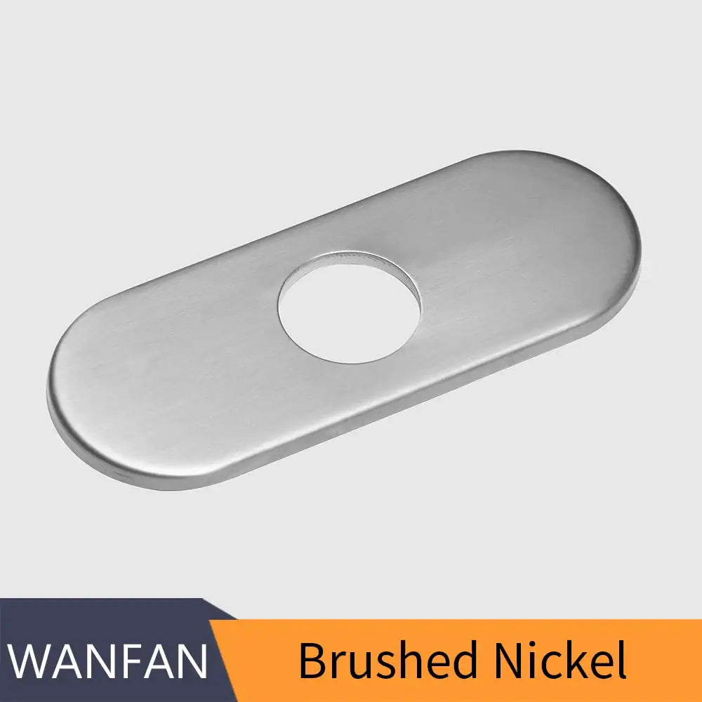 DecorBites™ 6-inch Bathroom Sink Deck Plate for Unused Mounting Escutcheon