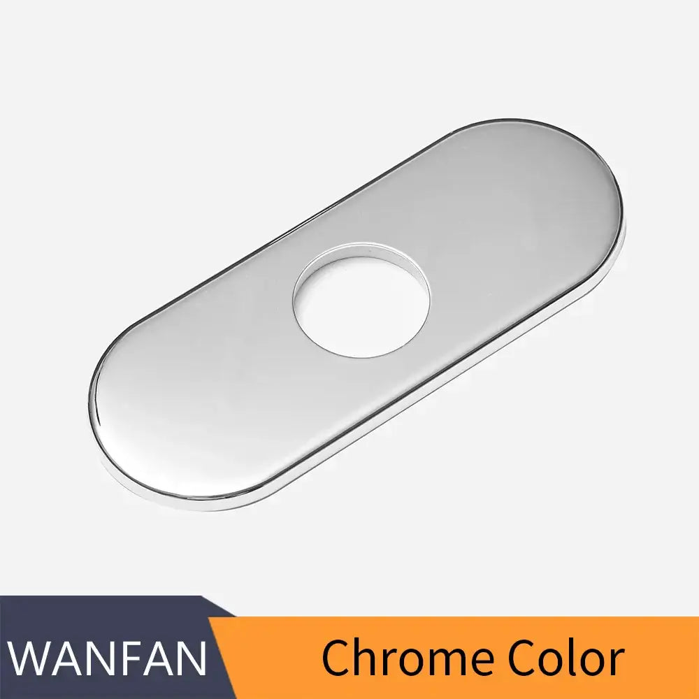 DecorBites™ 6-inch Bathroom Sink Deck Plate for Unused Mounting Escutcheon