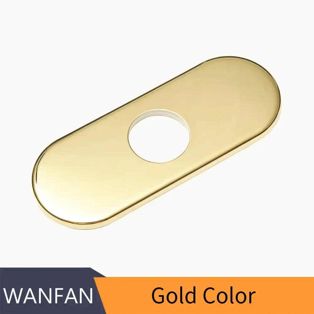 DecorBites™ 6-inch Bathroom Sink Deck Plate for Unused Mounting Escutcheon